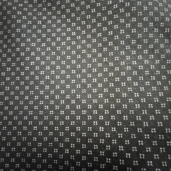 EXPRESS men’s button down black patterned long sleeve shirt size medium - Picture 7 of 7